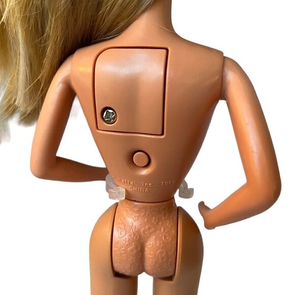 Vtg 1998 Mattel Giggles N Swing Barbie Doll Only Replacement #20333 Tested Works - Picture 14 of 16